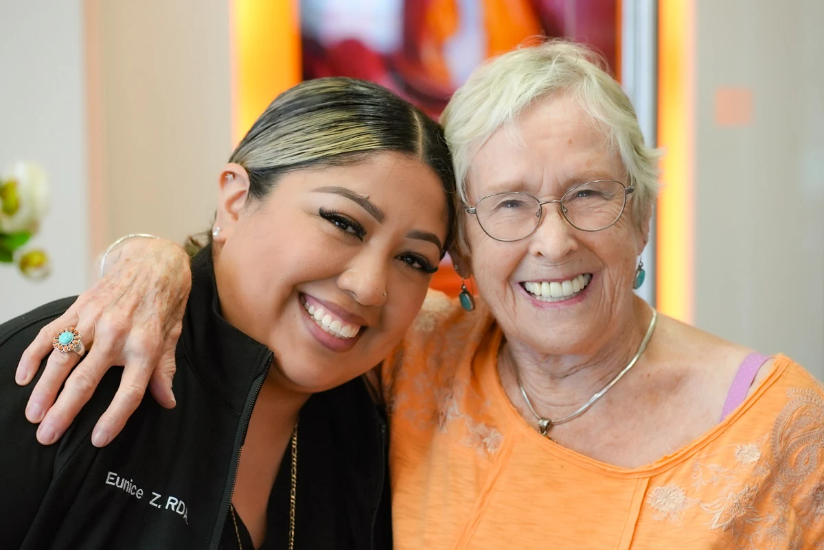 A dentist at Muse Dental Studio caring for a patient