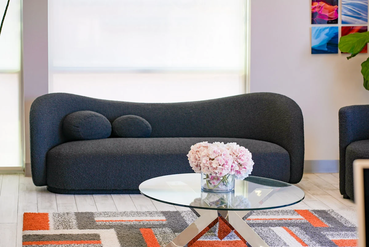 Comfortable waiting lounge